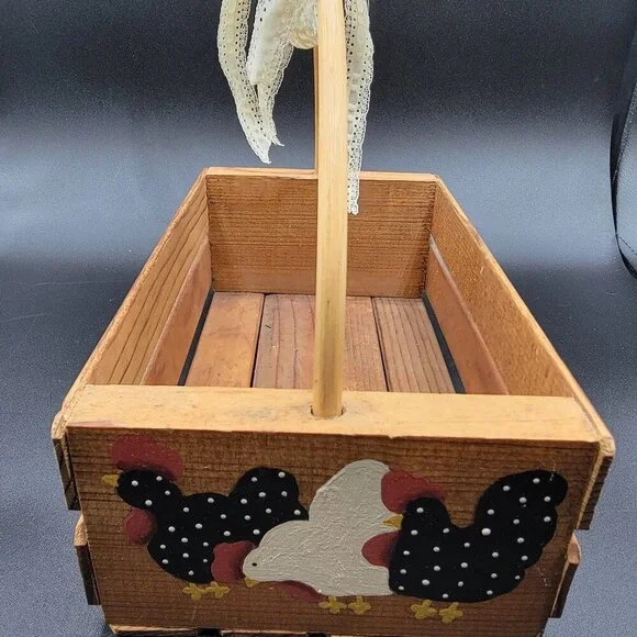 Handcrafted Wooden Baskets - Picture 1 of 6